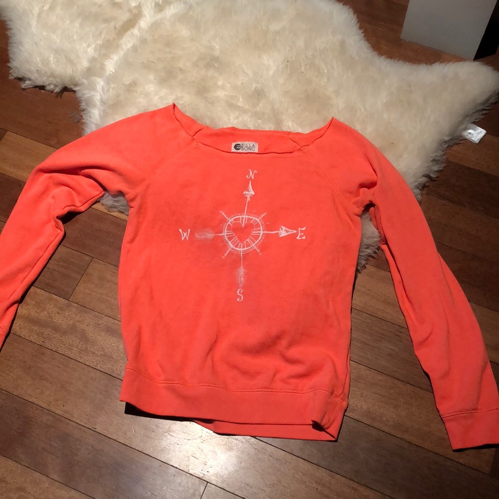 Billsbong off shoulder sweater.